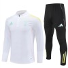Juventus Trainings Sweatshirt Quarter-zip 2025-26 Witte - Heren